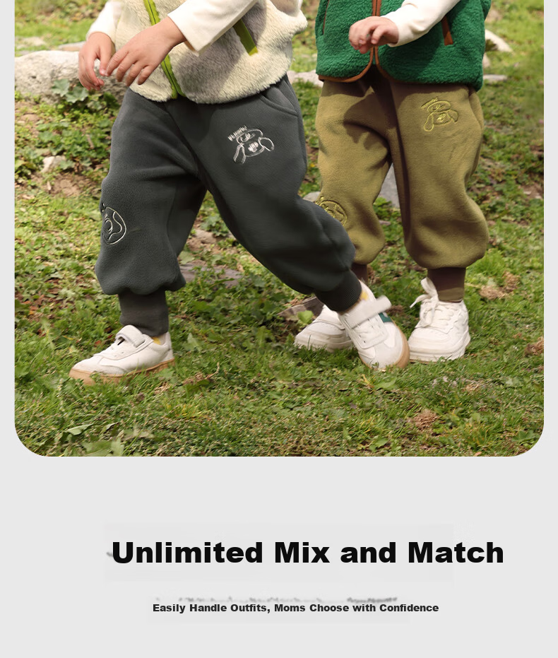 Ciciibear Boys' Lamb Fleece Vest Spring and Autumn Baby Warm Waistcoat Children's Outerwear Infant Jacket 8