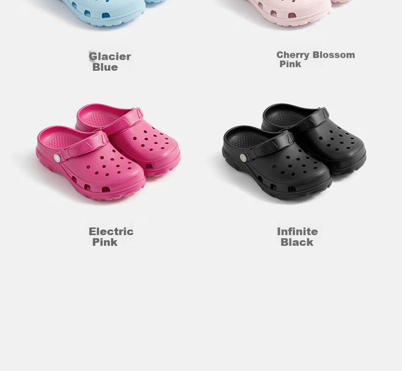 Puxirouman Soft Sole Hollow Out Shoes Women Outdoor Comfort 2026 Summer Beach Shoes EVA Non-Slip Closed Toe Slippers Men 16