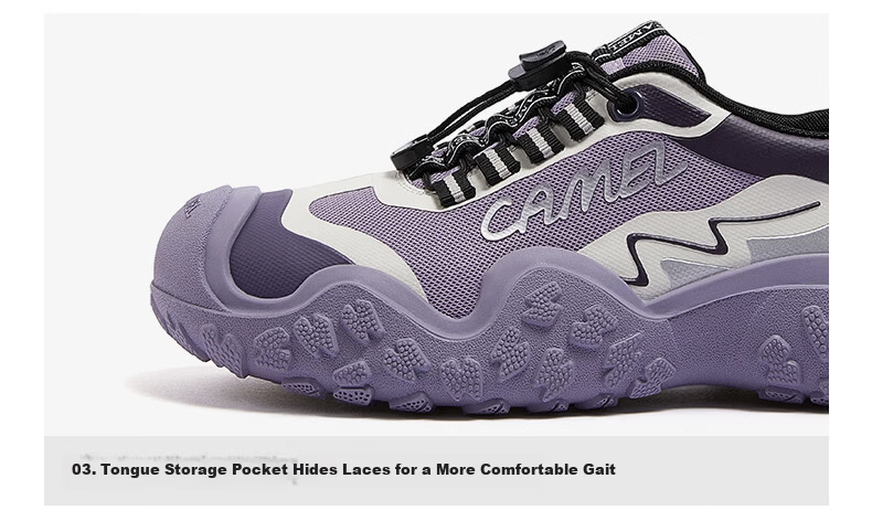 CAMEL Mecha 3rd Generation Cute Ugly Women's Lightweight Outdoor Hiking Casual Shoes L26S202020 Pink Size 38 38