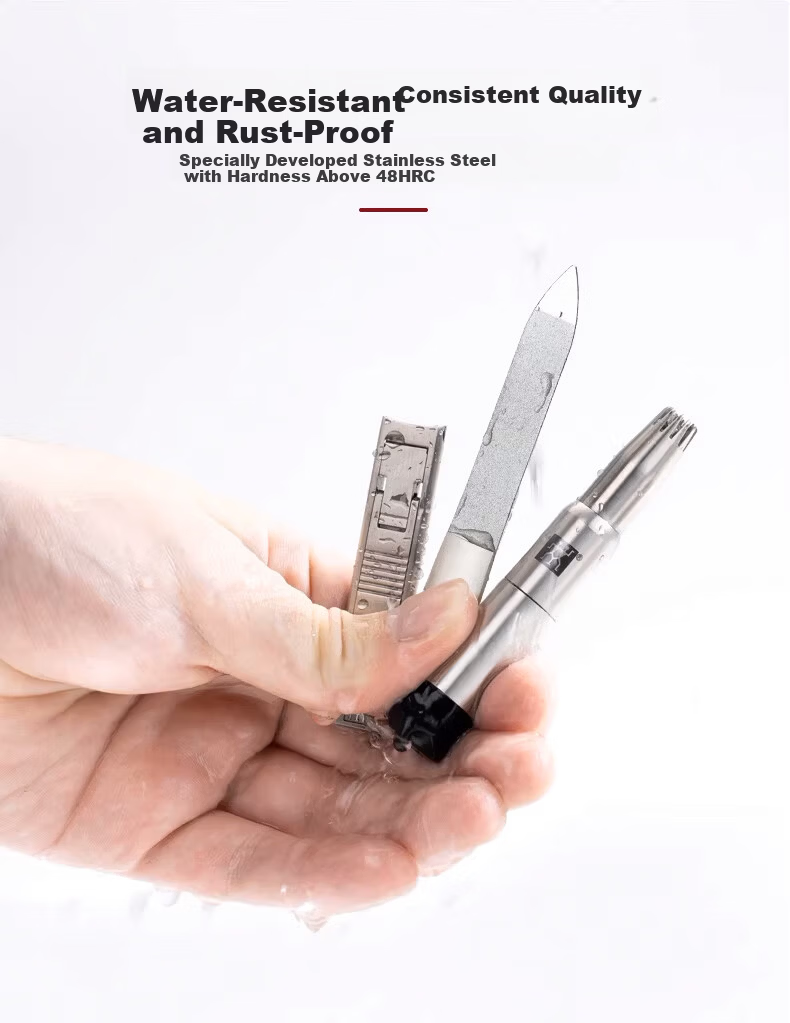 ZWILLING Nail Clipper Set Nose Hair Trimmer Nail Clippers Tweezers Business Gift 3-Piece Birthday Present 9