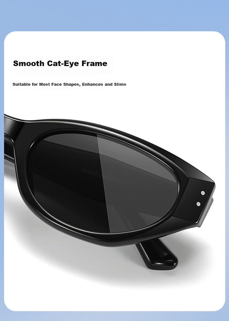 CAPONI Cat Eye Polarized Sunglasses for Women Curved UV Protection Driving Sun Glasses Premium Style 11