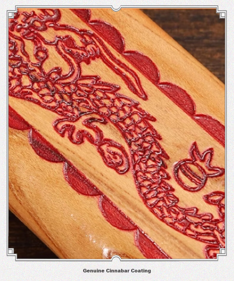 Yuanshi Jianggong Peach Wood Axe, Housewarming And Wedding Sitting Fortune Small Axe Pendant, New Home Living Room Decoration, Length Approximately 18cm 6
