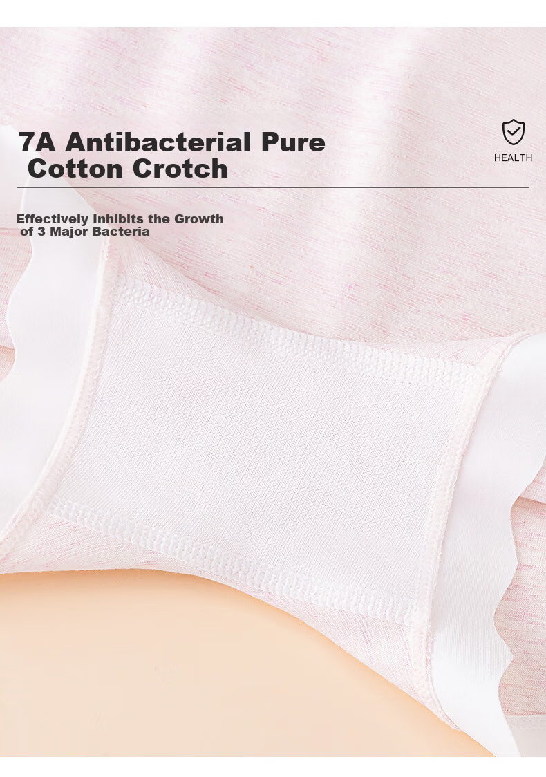Miiow Kids Girls Cotton Underwear A-Class 10A Antibacterial Comfortable Mid-Large Child Boxer Shorts 4
