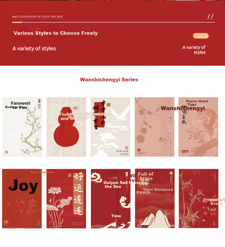Kingdee Greeting Card Wish Card Graduation Souvenir Student Commemorative Chinese Style Wish Wall Success in Exams Inspirational College and High School Entrance Exam BCBQ118 6