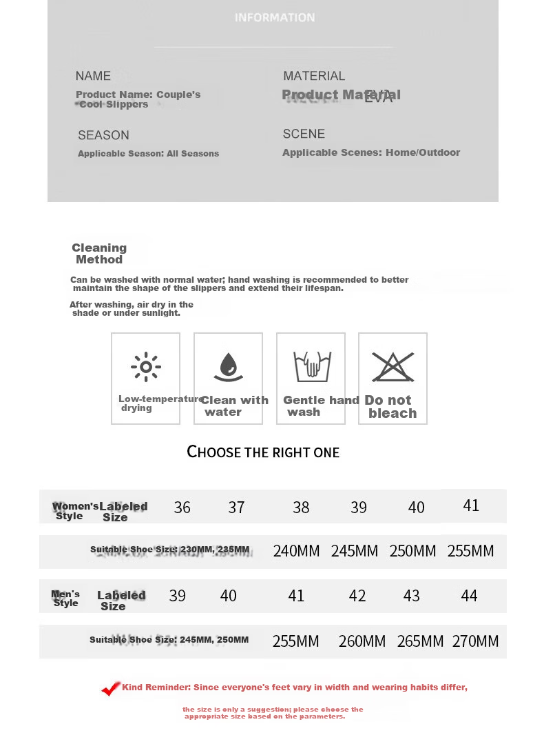 Huameijianbu Lightweight Thick-Soled Slippers, Soft And Bouncy, Comfortable Indoor/outdoor Non-Slip Sandals HM2207 White 40-41 3