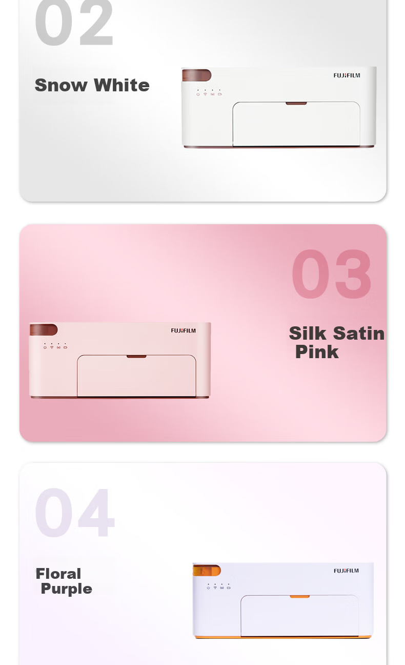 FUJIFILM Instax Mini Link 2 Pro Wireless Mobile Photo Printer with Built-in Battery, Home Photo Printer, Somme Pink, Multi-size ID Photo Printing 8
