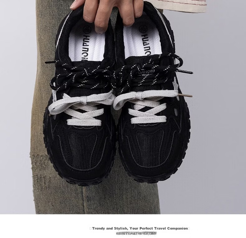 Global Platform German Training Shoes Women's 2026 New Spring Versatile Popular Casual Lightweight Black Shoes for Women 13