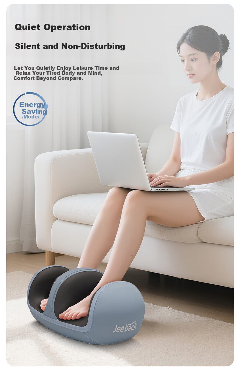 Jeeback Spine Comfort Leg Massager Calf Massager Kneading Heat Foot Therapy Machine Practical Birthday Gift for Parents Elders Boyfriend Girlfriend Students Back to School Season 14