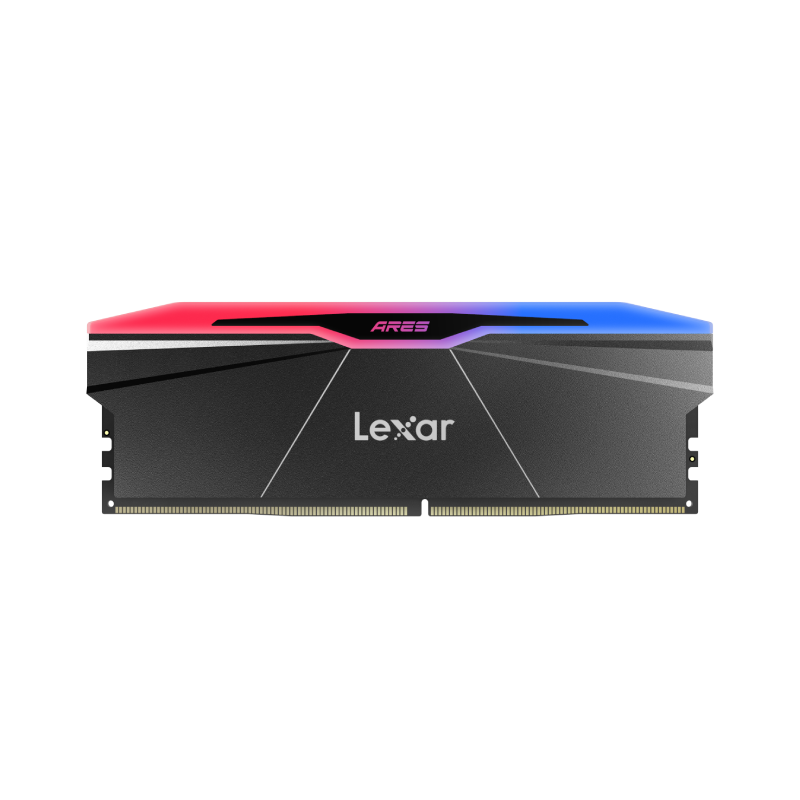 Lexar DDR5 6000 128GB (64GB×2) RGB Gaming Memory CL32 Hynix ARES War God Blade II Black