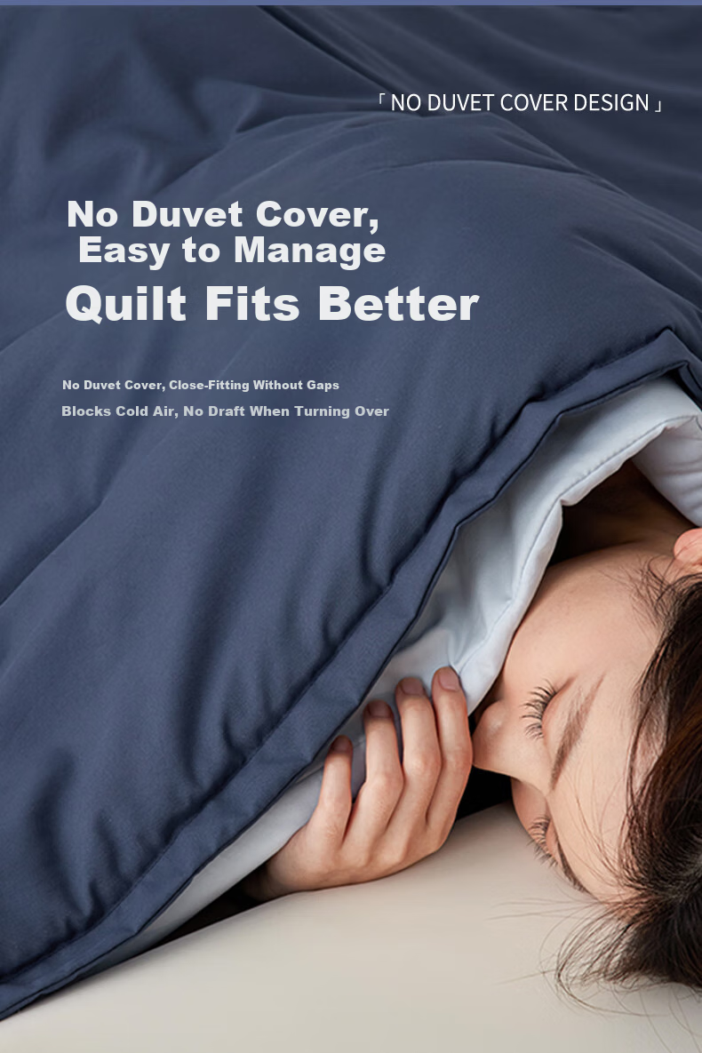 La Torretta Deep Sleep Temperature Control Quilt Machine Washable Double Layer Spring and Autumn Quilt No Duvet Cover 200*230cm 6.4 Jin 11