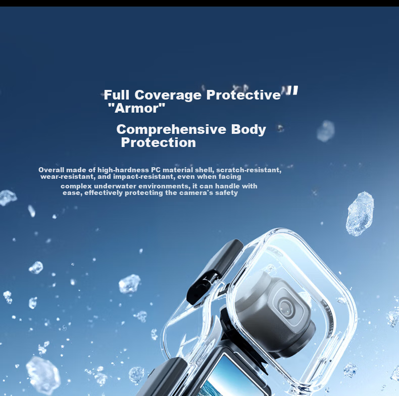 Llano Waterproof and Shockproof Case for DJI Pocket 4 Camera, Underwater 50m Diving Swimming Protective Cover for Pocket Gimbal Action Camera Accessories 14