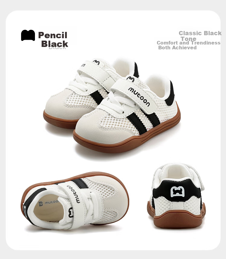 Mutong Children's Summer Walking Shoes Baby Boys Breathable Mesh Training Shoes Toddler Girls Rubber Pink Size 25 30