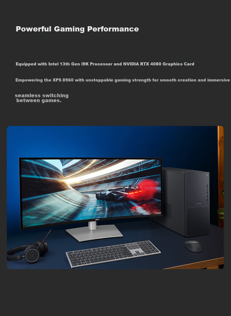 Dell XPS New Plus High-Performance Gaming Desktop (Ultra 7-265K 32GB 1TB RTX 5060 Ti) AI Design Station Black Myth OpenClaw 4