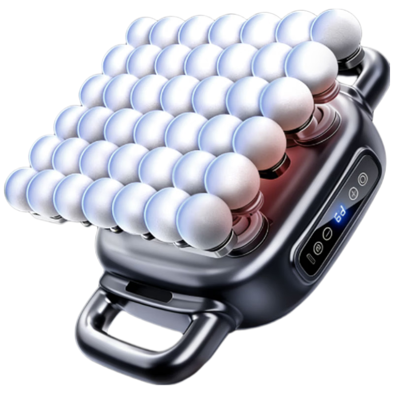 AUX Professional Fascia Gun (42-Head Gift Box) 74DP34 Multi-Head Neck and Waist Massager Full Body Massager Birthday Gift for Parents and Loved Ones