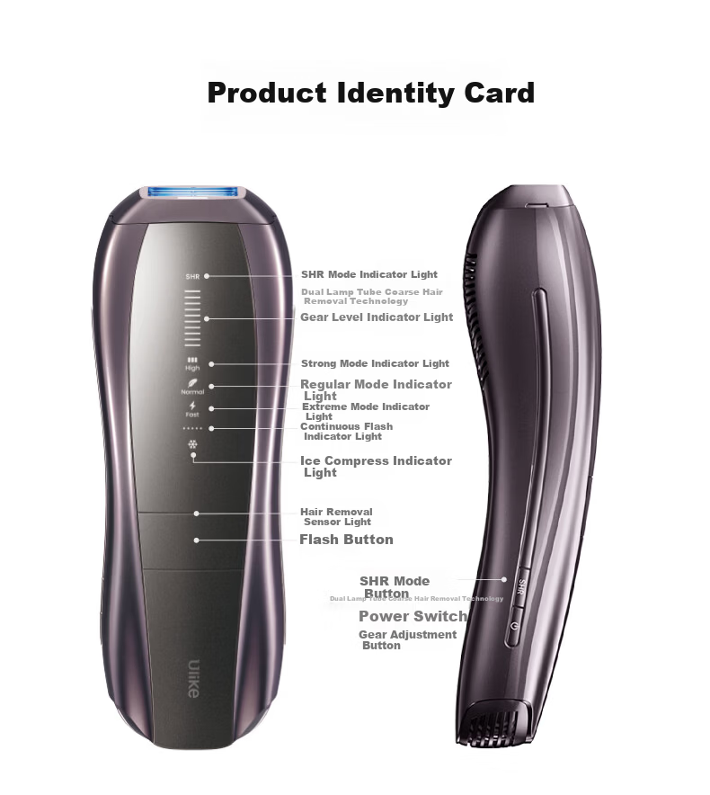 Ulike Pro10S Sapphire Ice Point Hair Removal Device Intelligent Skin Analyzer Men's Hair Removal Beauty Instrument Birthday Gift for Girlfriend 16