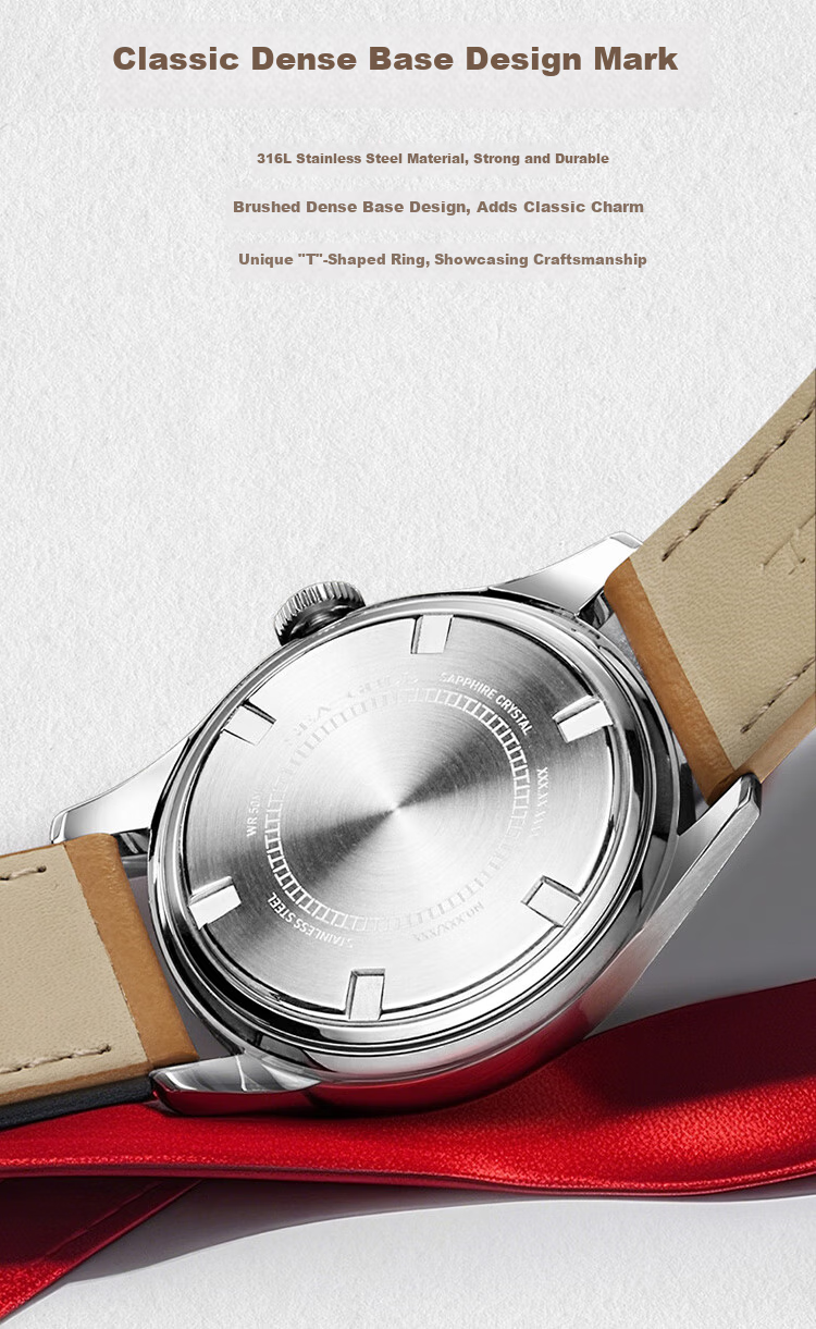 SEAGULL Men's Automatic Mechanical Watch Five-Star Men's Watch Birthday Gift 1955 JD Special Edition Gift Box 19
