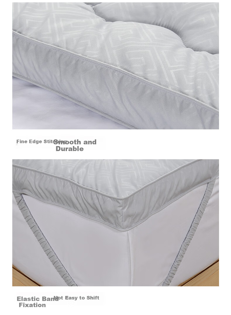 Fuanna Mattress Protector Non-Slip Thickened Washable Mattress Pad Single Tatami Mat 120x200cm 13