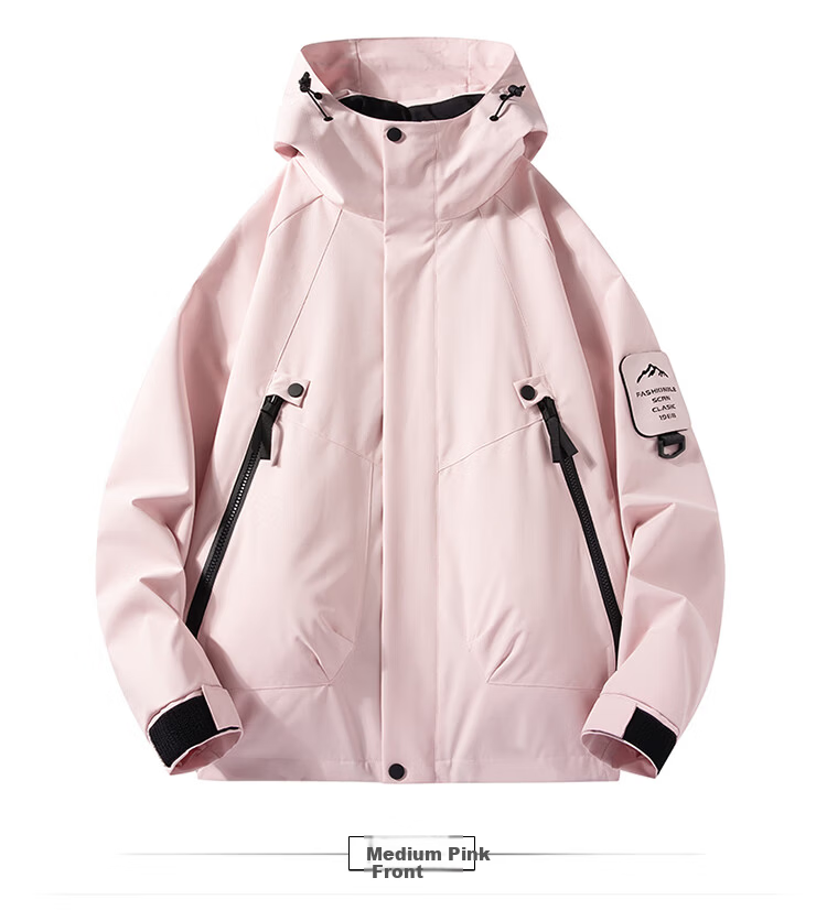 Romon Outdoor Hooded Softshell Jacket Unisex Spring Autumn Couple Dopamine Windproof Waterproof Mountaineering Coat 9