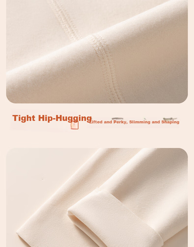 LangSha Camellia Oil Moisturizing High-Waist Thermal Pants for Women Double-Sided Fleece German Velvet White Autumn Winter Leggings 14