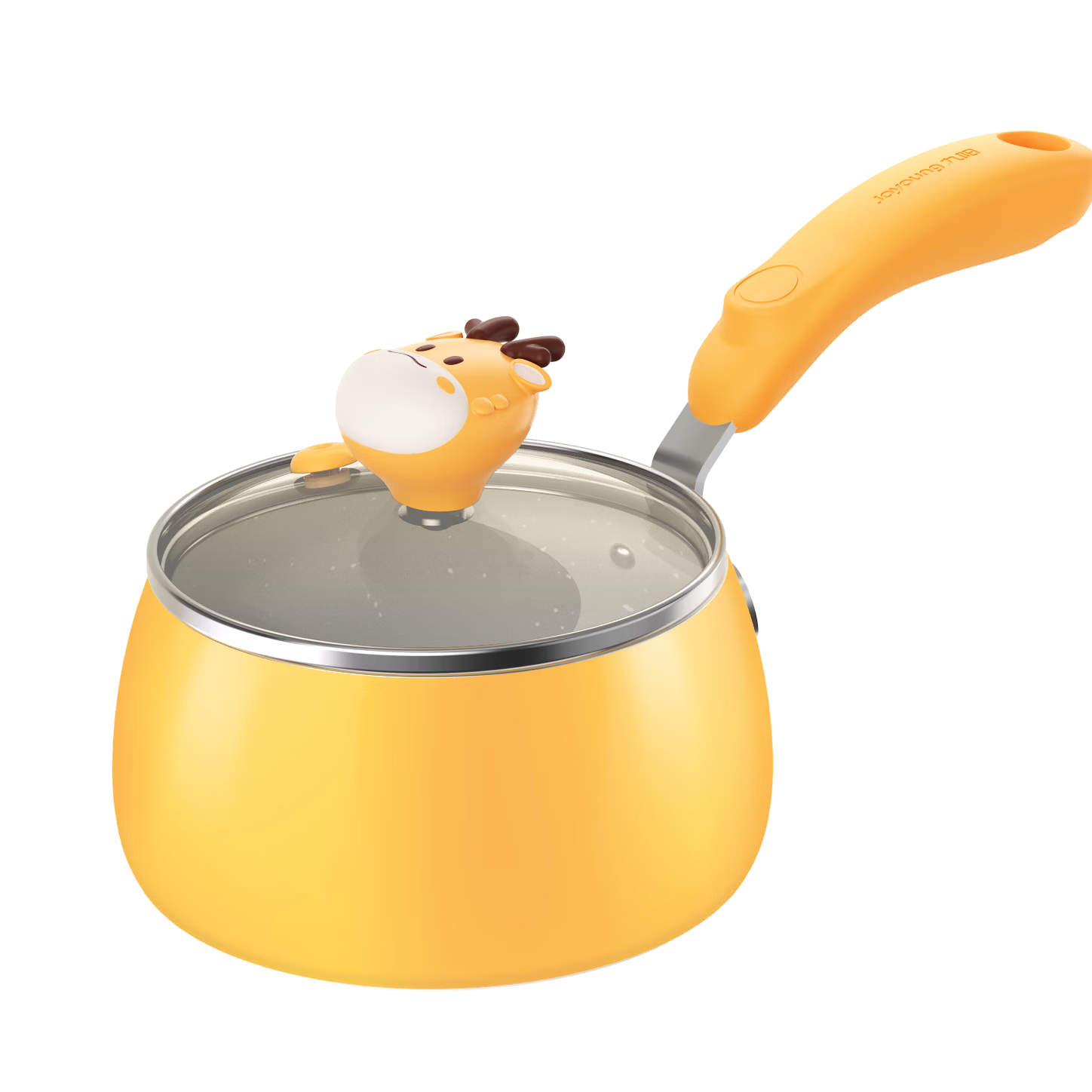 Joyoung Baby Food Pot Milk Pan Breakfast Pot Steamer Compatible with Gas Stove and Induction Cooker 0 Fluoride Cute Dragon Design