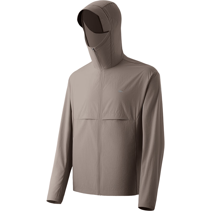 Beneunder Men's Lightweight Sun Protection Jacket Water-Repellent UV-Resistant Outdoor Sports Coat TS007 Shadow Gray M