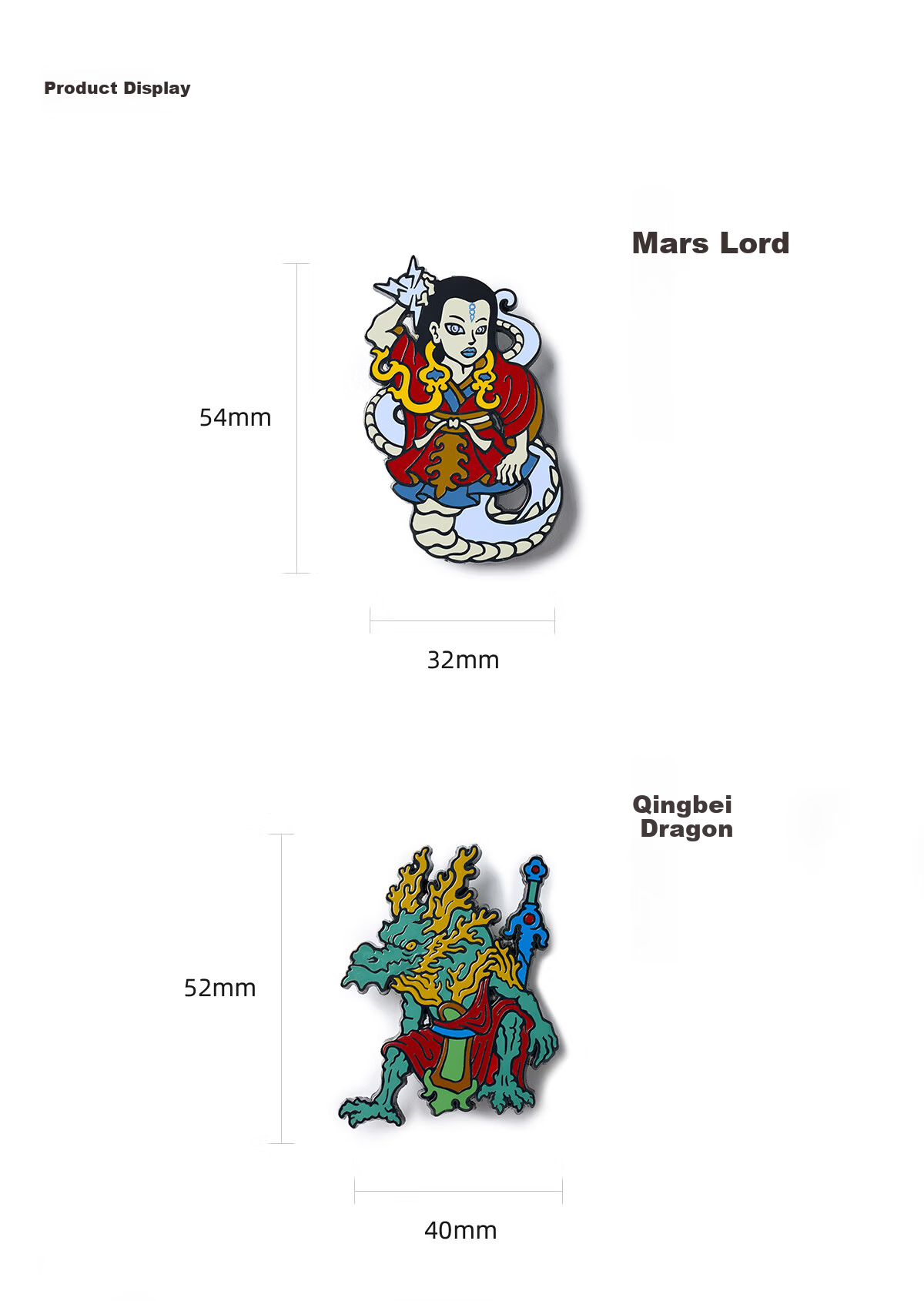 Black Myth: Wukong Shadow Emblem Badge Set (II) Official Metal Magnetic Brooch Pin Refrigerator Magnet Accessories Gift 3