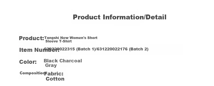 TonLion 2025 Women's Crew Neck Raglan Sleeve Letter Print Short Sleeve T-Shirt WP Charcoal Gray M 2