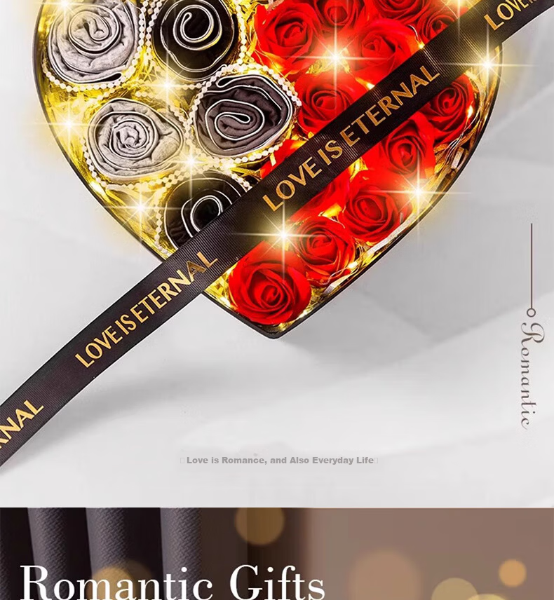 Aboli Valentine's Day Anniversary Gift for Boyfriend Husband Men Practical Luxury Birthday Surprise Bouquet Gift Box 3