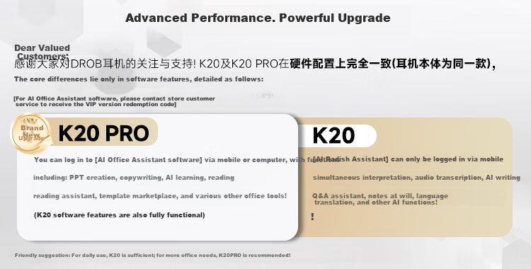 D.ROB D.ROB Clip-on AI Translation Wireless Bluetooth Earphones Power Bank 2-in-1 Long Battery Life Compatible with Huawei Xiaomi Apple K75 Ink Black 1
