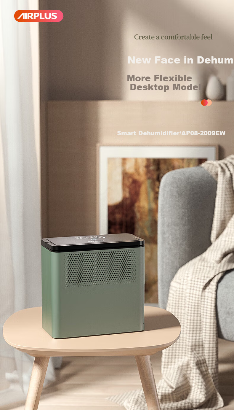 AIRPLUS Dehumidifier, Bedroom And Basement Home Dehumidifier, Large Area Dehumidification Basement 35L/day, High-Efficiency Compressor AP35-2008EW 1