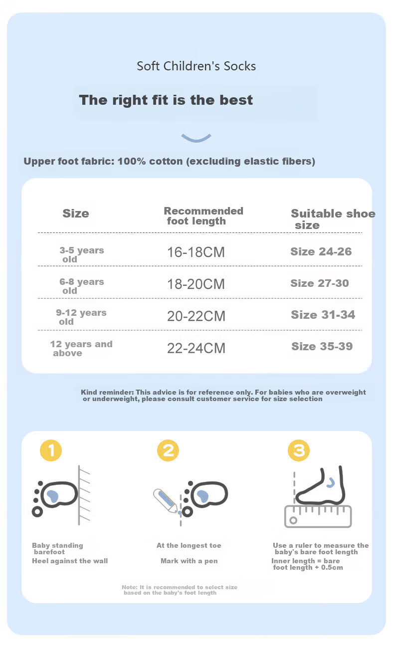 Cotton Full Boys' Socks 6-12 Years Old Pure Cotton Breathable Mid-Calf Socks for Boys Students Spring Autumn 6 Pairs 5