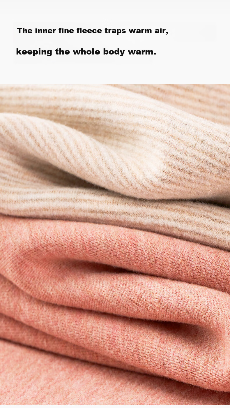 Youkeshu Women's Thermal Pants 2026 Autumn Winter New Thickened Fleece Cashmere Antibacterial Seamless Slimming Base Layer Leggings 12