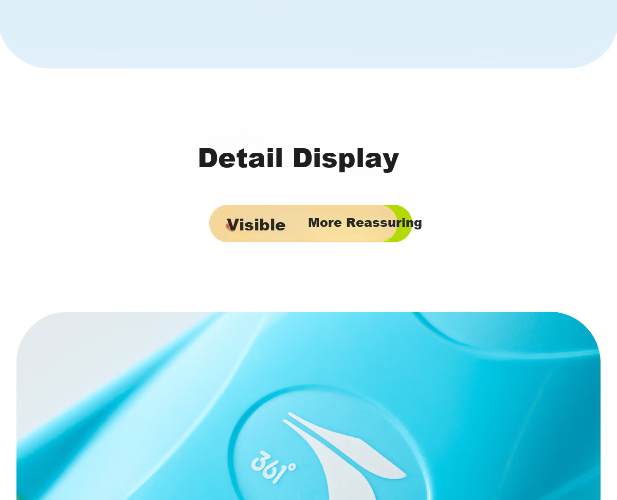 361° Swimming Fins, Professional Training for Adults And Children, Comfortable And Durable, for Diving, Freestyle, Breaststroke, Beginners' Quick Learning And Speed Improvement 18