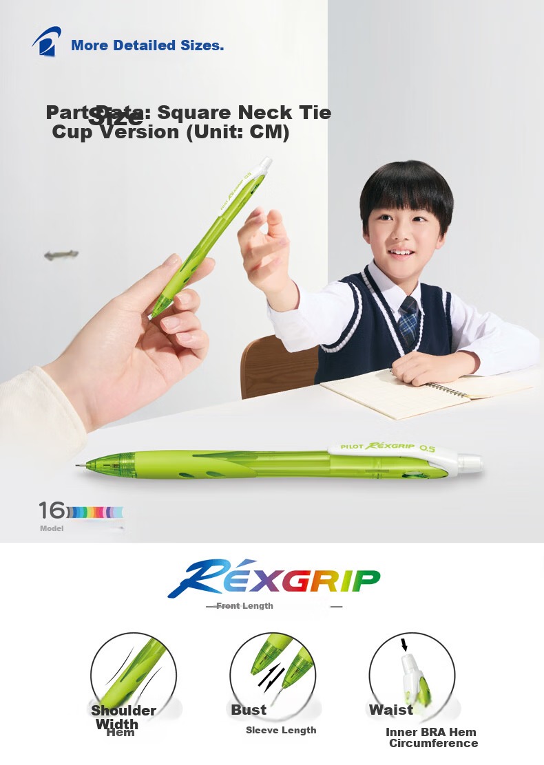 PILOT Popular Colored Automatic Pencil 0.5mm for Children Grade 1-2 with Eraser Stationery Transparent Peacock Green (Includes Lead) HRG10RCPG5 1