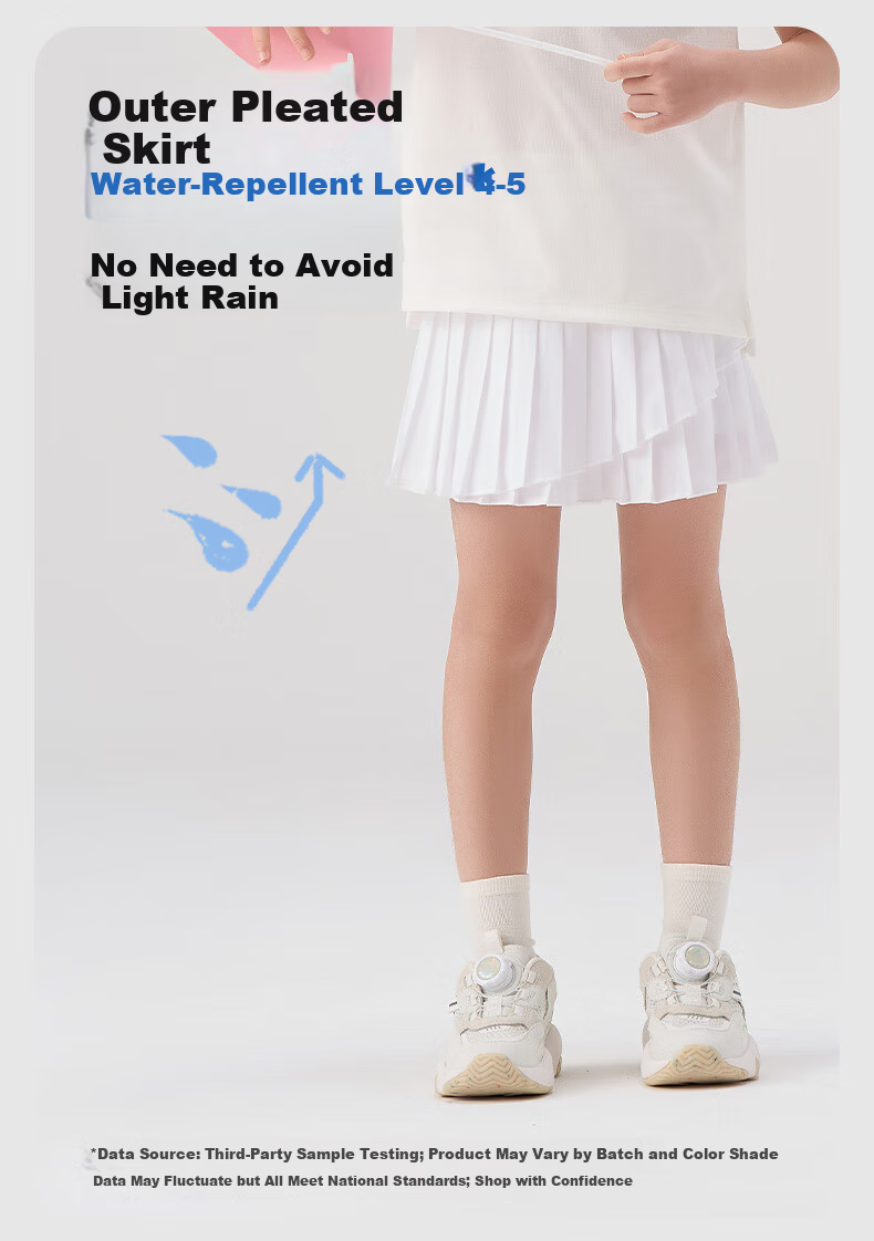 HeyBetter Kids Tennis Skirt Swan White (White) 130 3