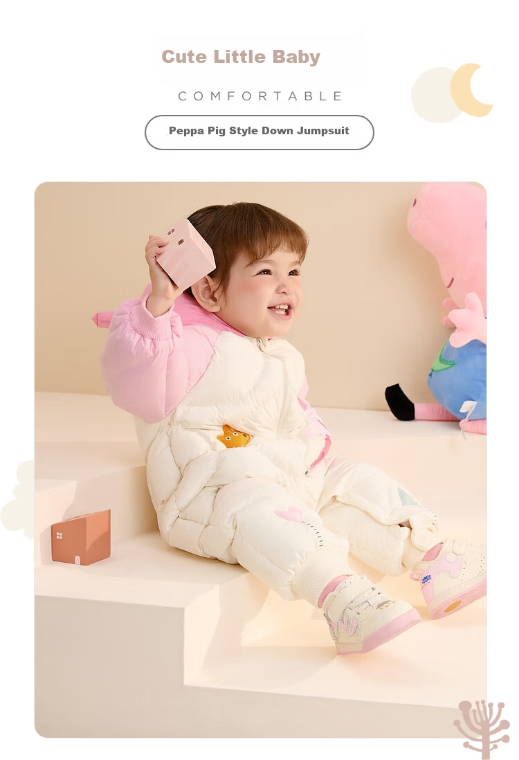 Balabala Baby Down Jumpsuit Boys Romper [Peppa Pig IP] 200424120102 1