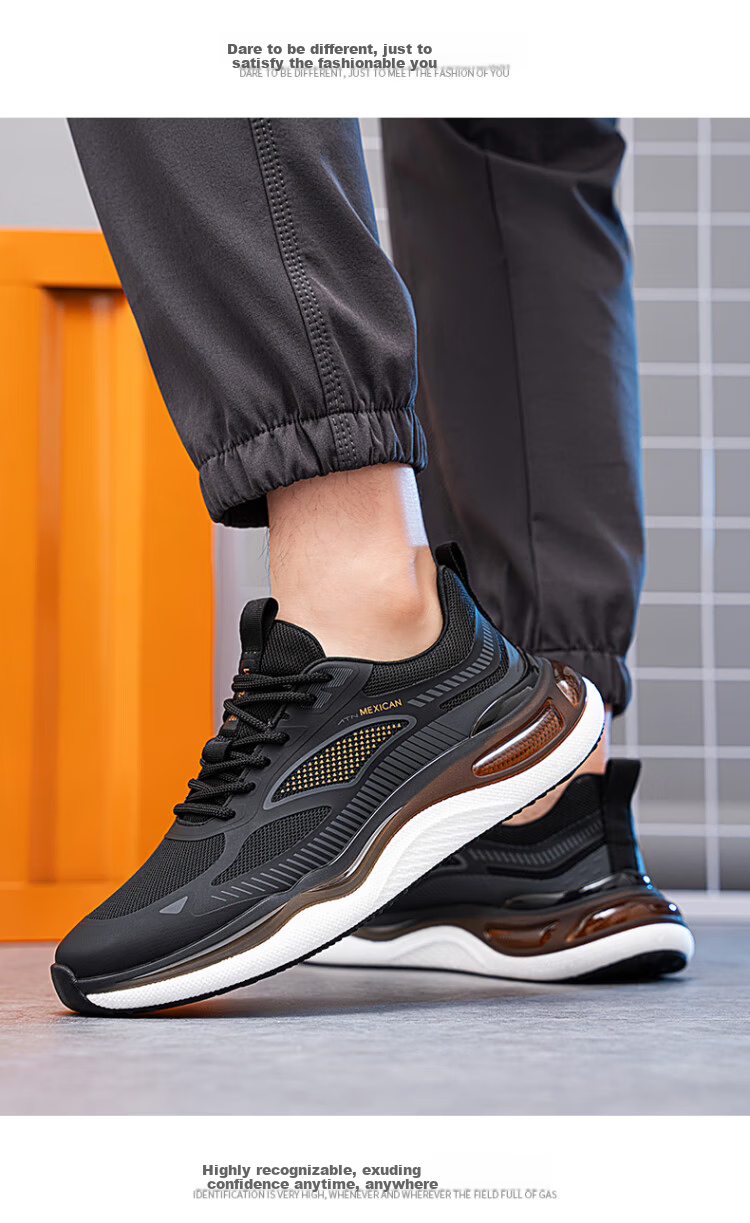 MEXICAN Men's Casual Sneakers Breathable Walking Basketball Running Shoes Beige Size 44 11