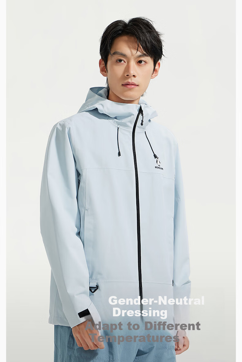 Penguin [Zeng Hui Same Style] Yulin Hard-core Windproof Waterproof Outdoor Sports Jacket M36BA31008 21