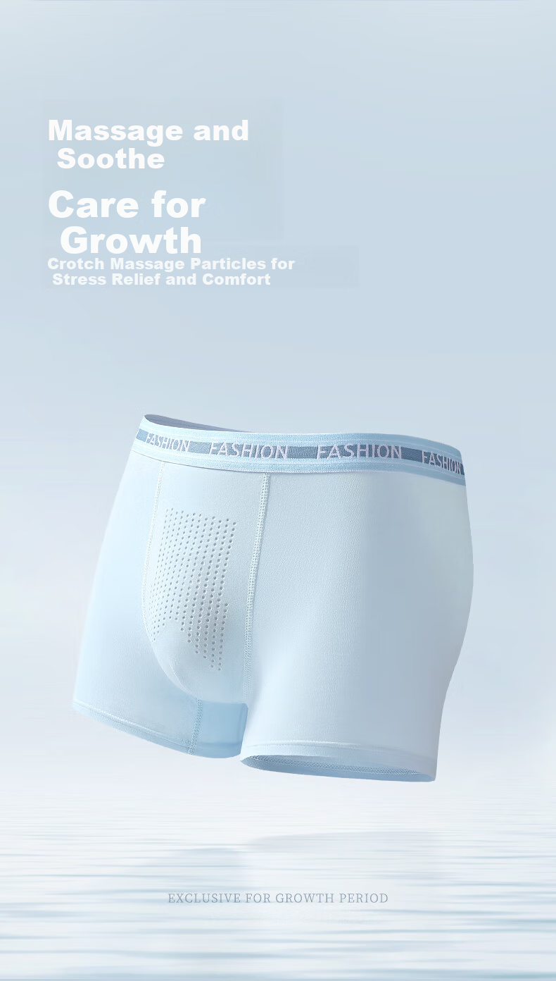 Dingguagua Youth Underwear Puberty Children's Cotton Shorts for Boys Age 12-16 Middle School Students 2