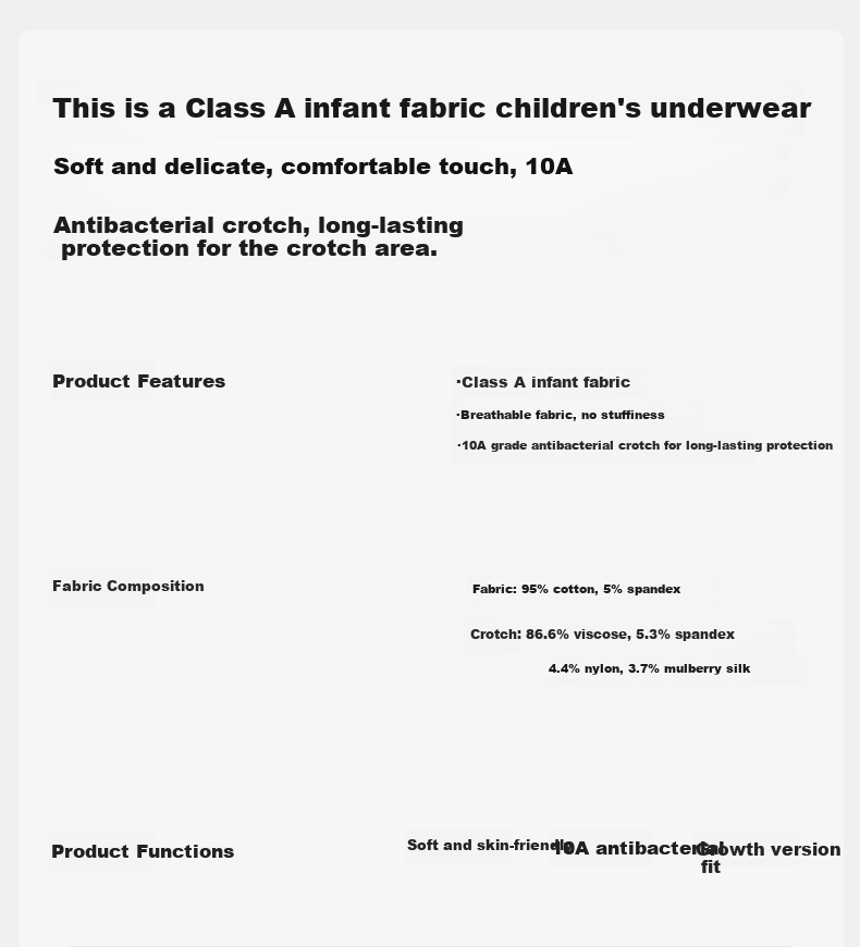 Miiow Children's Cotton Boys' Underwear A-Class 3-12 Years Boys' Boxer Briefs Comfortable No Pinch 1