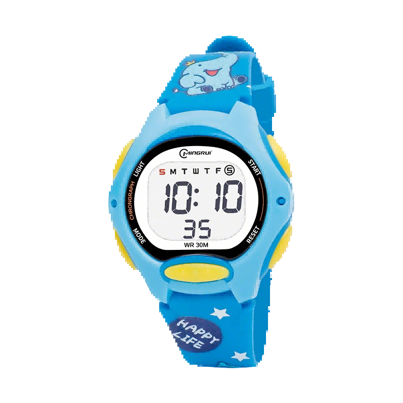 40,000 KM Electronic Watch Student Waterproof Kids Digital Watch Cartoon Watch for Elementary and Middle School Boys Children's Day Gift