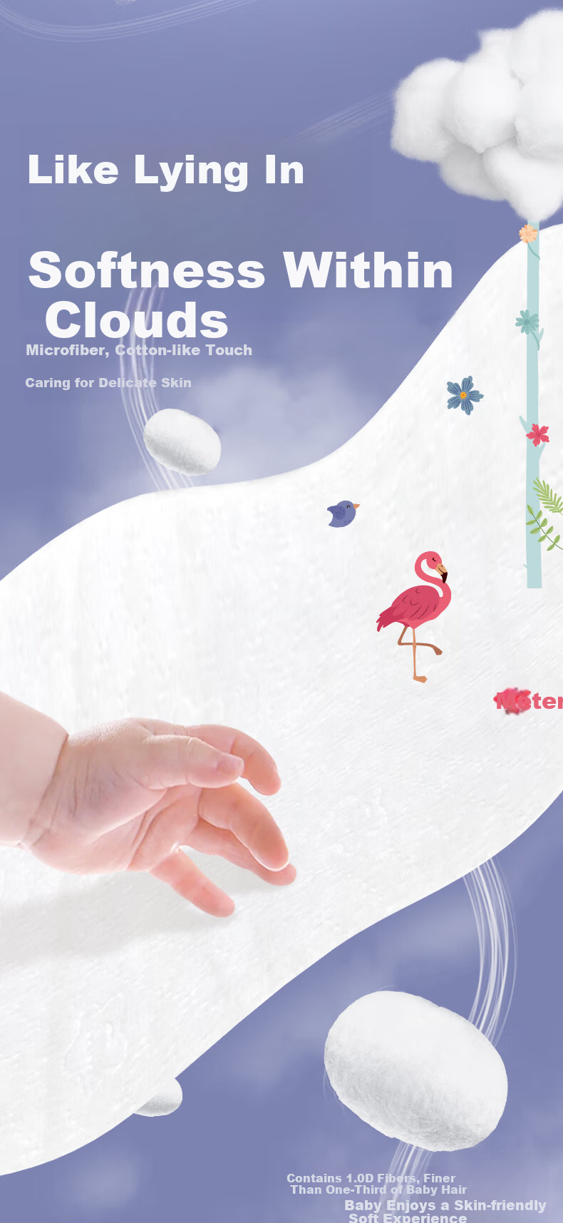 Avril Alvin Little Explorer Ultra Soft Lightweight Newborn Baby Diapers NB Size 26 Pieces Free Shipping 3