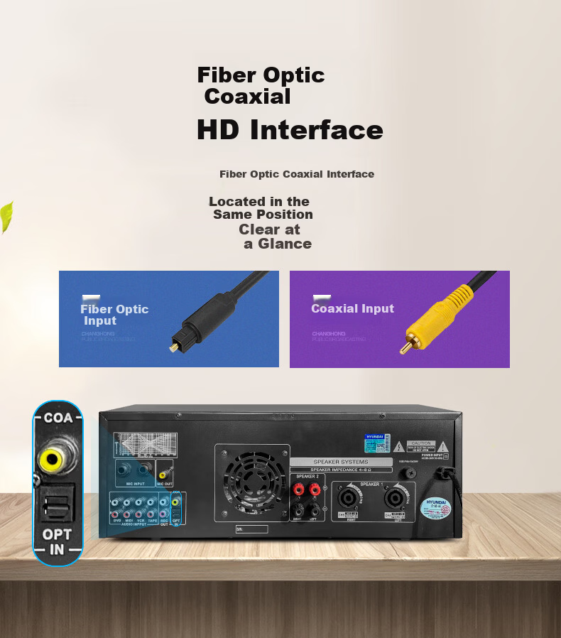 HYUNDAI K960 Home KTV Sound System Full Set Three-Way Home Theater Karaoke Singing Equipment 11