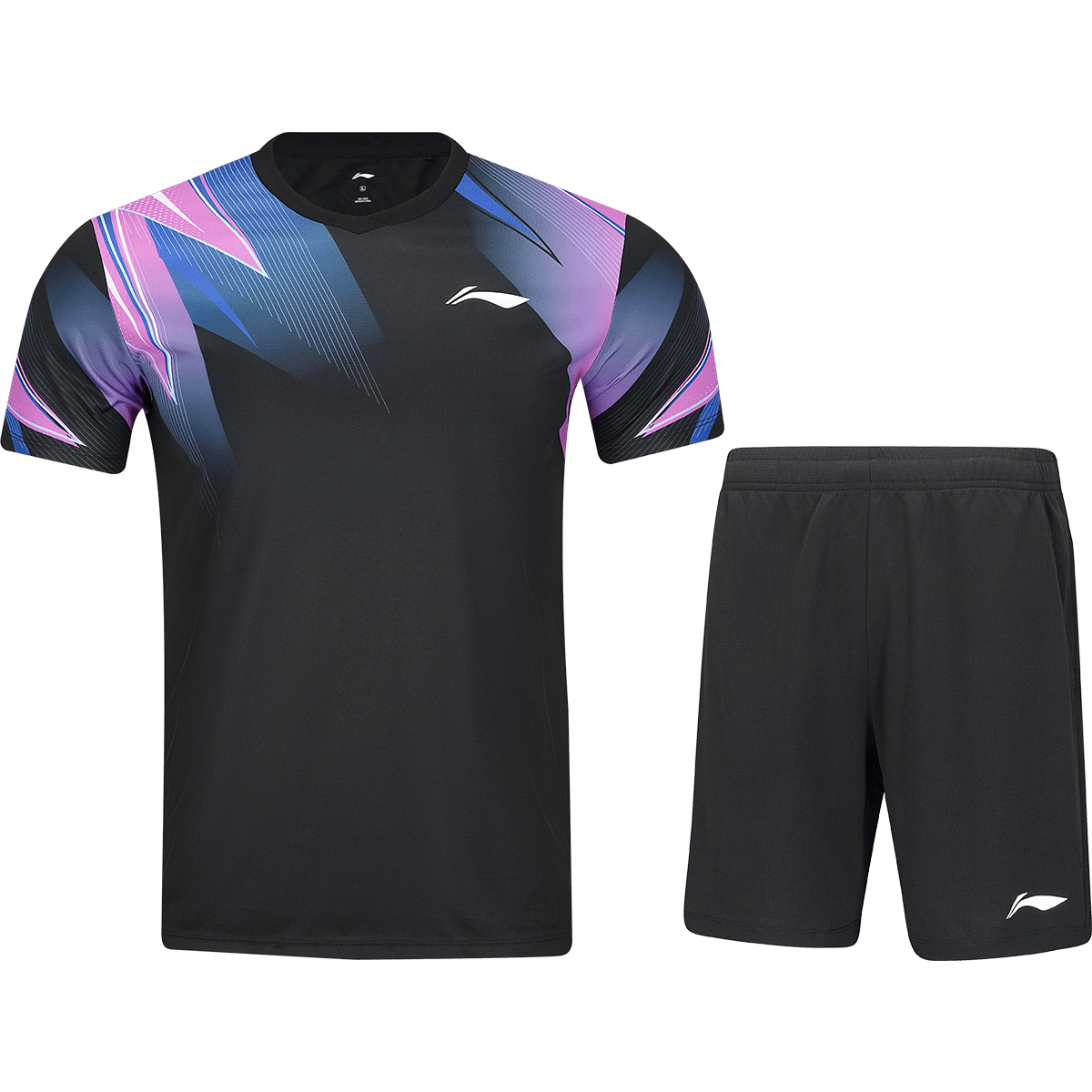 Li-Ning Badminton Outfit, Unisex Competition Set, Two-Piece Club Series Sportswear, Team Uniform