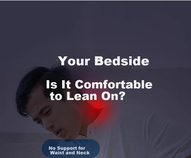 Mi Xiaoshu Bed Headrest Lumbar Pillow Bed Lounging Cushion Large Backrest Comfortable Pressure-Relief Lumbar Support Pillow 4
