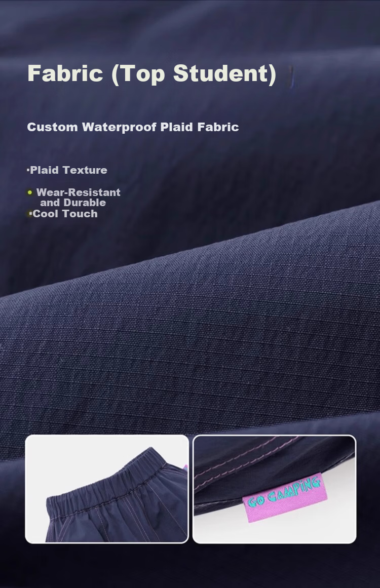 Ciciibear Waterproof Cooling Splash Pants Baby Work Pants Spring Autumn Boys Children's Casual Pants 2024 3