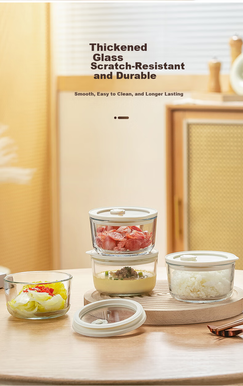 CRISTALGLASS Microwave Electric Steamer Glass Egg Steaming Bowl with Lid Baby Steamed Egg Bowl Single Serving Small Bowl for Steamed Meals 8