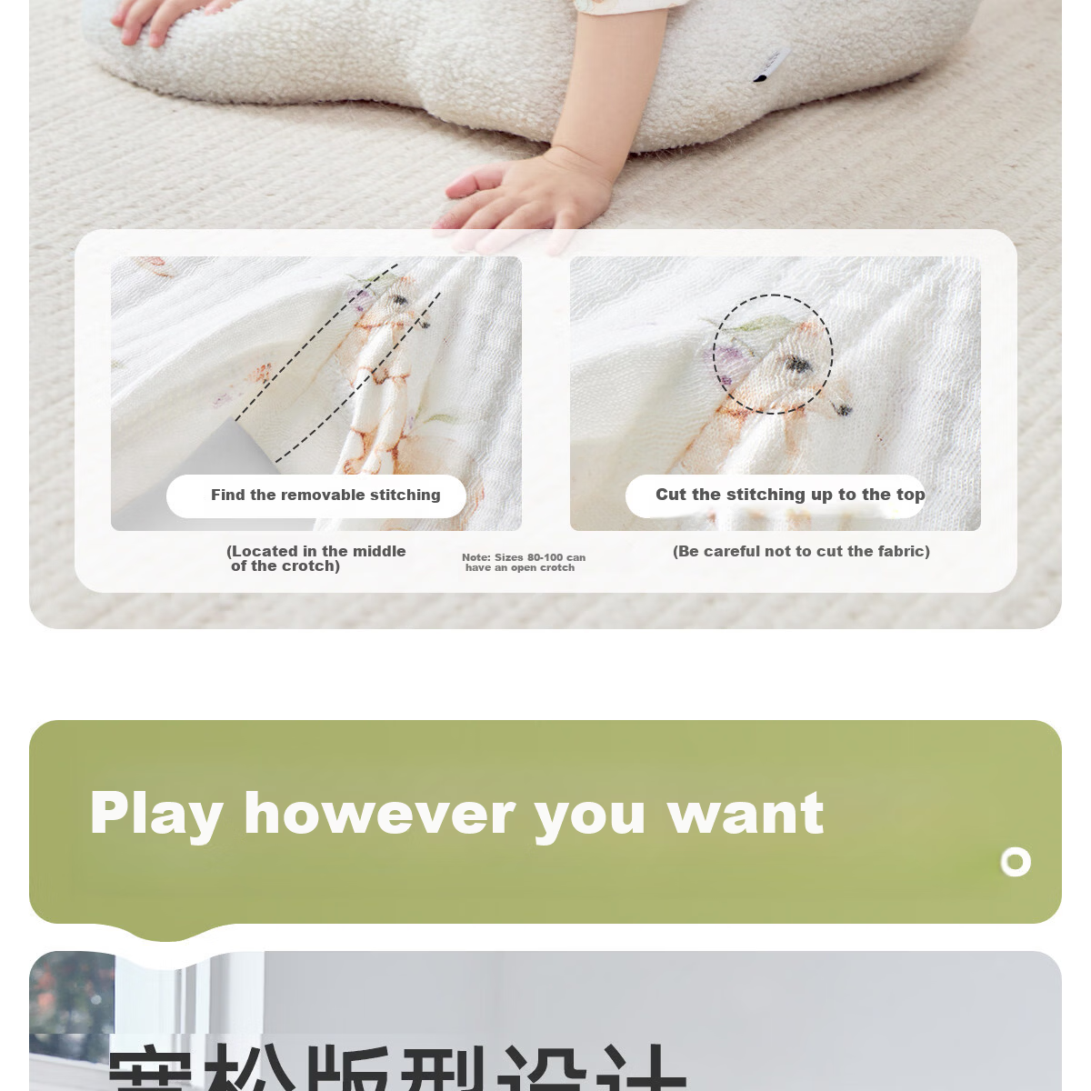 JOYNCLEON Baby Pajamas Pure Cotton Class A Summer Thin 3/4 Sleeve Air Conditioning Children's Homewear Set JTz176219 10