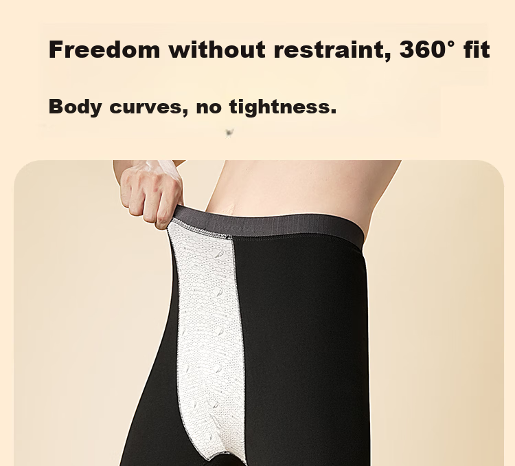 SNOWFLYING Men's Thermal Long Johns Autumn Winter Slim Fit Warm Anti-Cold Underwear (No Underwear Needed) 9