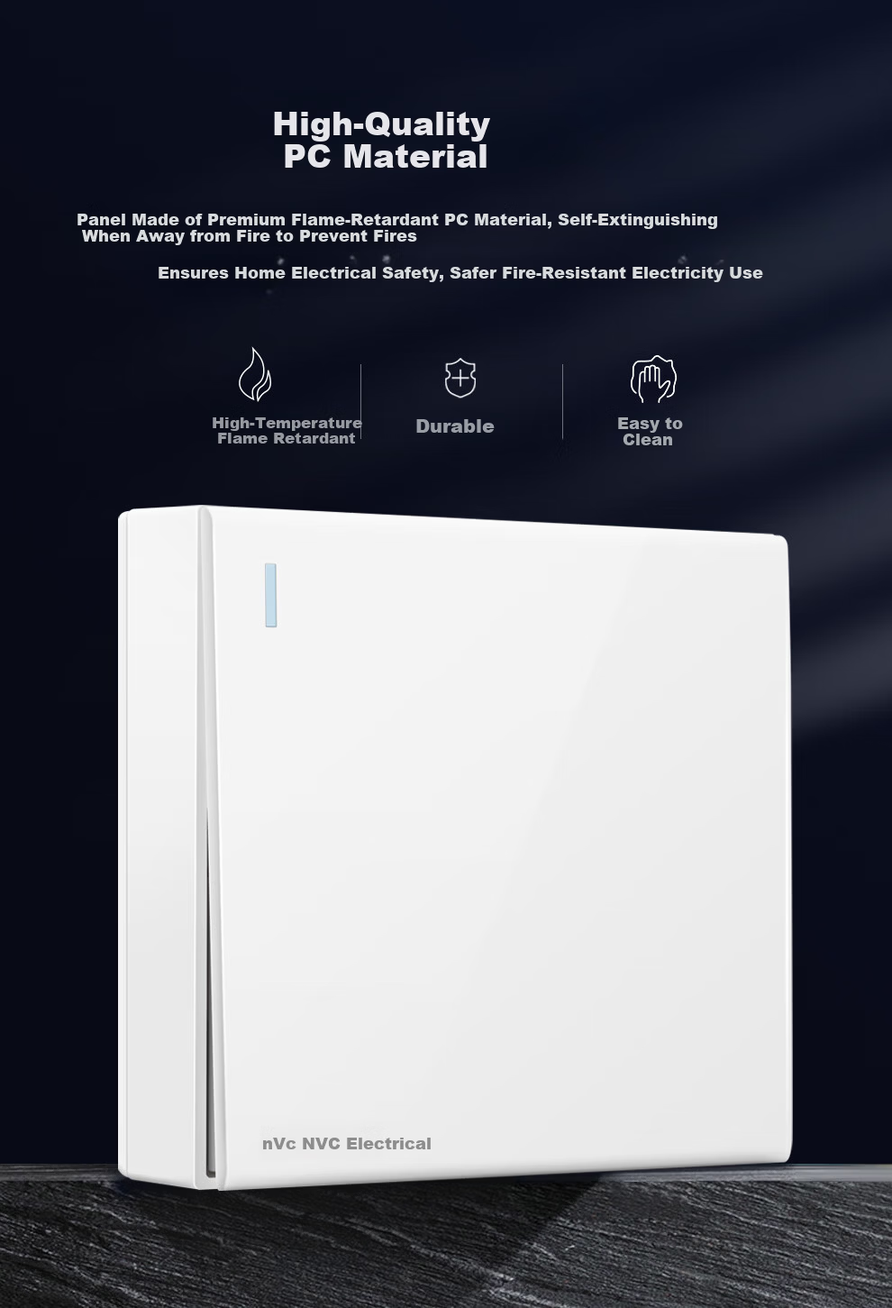 NVCleishidiangong Surface-Mounted Switch Socket, Single-Outlet Six-Category Computer Socket, 86-Type Wall Switch Panel, N02 White 5